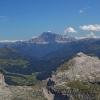 Il monte Pelmo in lontananza